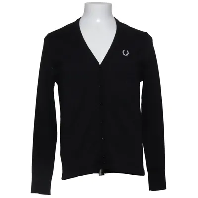 Cardigan (Noir) de Fred Perry x Raf Simons Acrylique, Laine