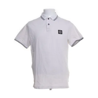 Pikétröja (Vit) från Stone Island Bomull, Elastan