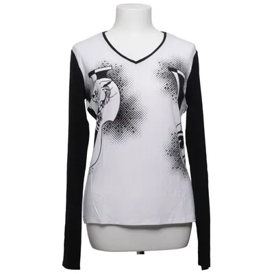 T-shirt à manches longues (Blanc, Noir) de Versace Jeans