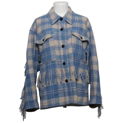 Overshirt (Blue, Beige) from Isabel Marant Étoile Cotton, Polyamide, Wool