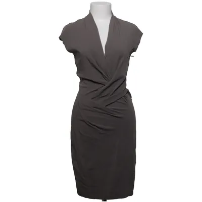 Kjole (Grå) fra Helmut Lang Elastan, Viscose, Uld