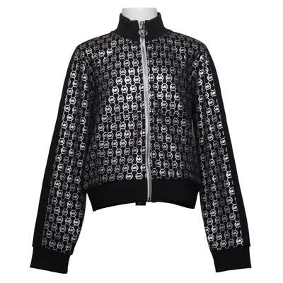 Trainingsjacke (Schwarz, Weiß) von Michael Kors Baumwolle, Elasthan, Polyester, Viskose
