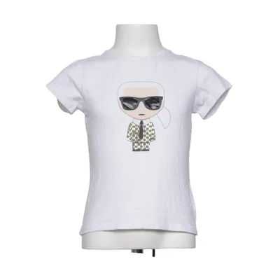 T-shirt (White) from Karl Lagerfeld Kids Cotton, Elastane, Modal