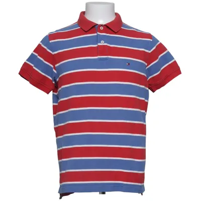 Pikétröja (Röd, Blå, Vit) från Tommy Hilfiger Bomull