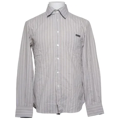 Hemd (Grau, Blau, Beige) von Dolce & Gabbana Baumwolle, Polyester