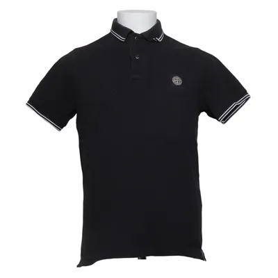 Polo shirt (Black) from Stone Island Cotton, Elastane