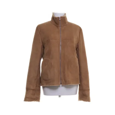 Shearling jacket (Brown) from Balmain Polyester, Acrylic