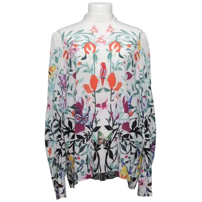 Blouse (Blanc, Multicolore) de Valentino Soie