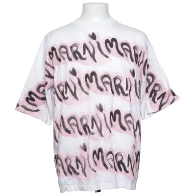 T-shirt (Blanc, Rose) de Marni Coton