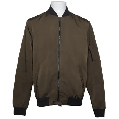 Bomber jacket (Green) from Zara Man Basic Polyester