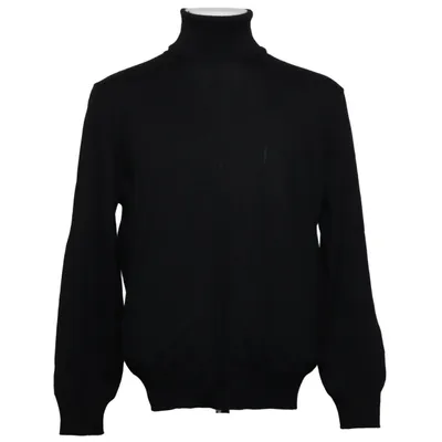 Turtleneck (Sort) fra Dalmine Uld