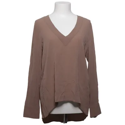 Blouse (Bruin) van Brunello Cucinelli Elastaan, Zijde