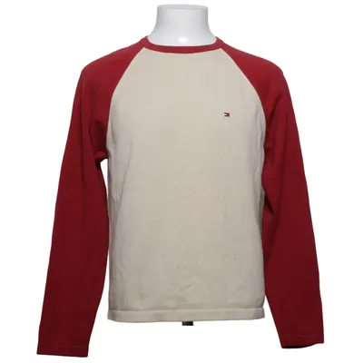 Trui (Beige, Rood) van Tommy Hilfiger Katoen, Elastaan, Polyamide
