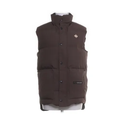 Down vest (Brown) from Canada Goose Cotton, Down, Polyamide, Polyester