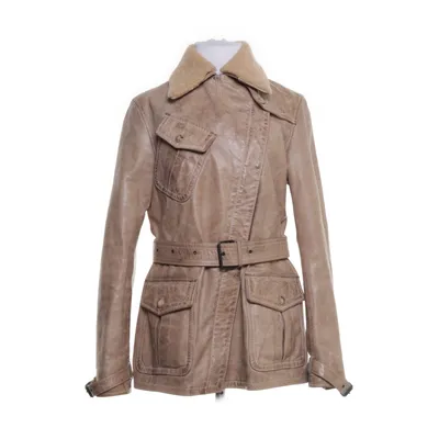 Läderjacka (Beige) från Belstaff Skinn, Viskos