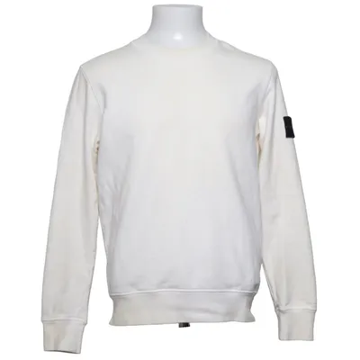 Sweatshirt (Weiß) von Stone Island Baumwolle