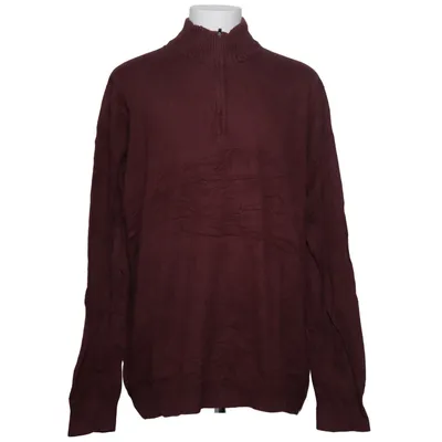 Pull-over (Rouge) de Eddie Bauer Coton, Laine de mouton