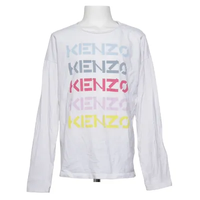 Long sleeve T-shirt (White) from Kenzo Kids Cotton