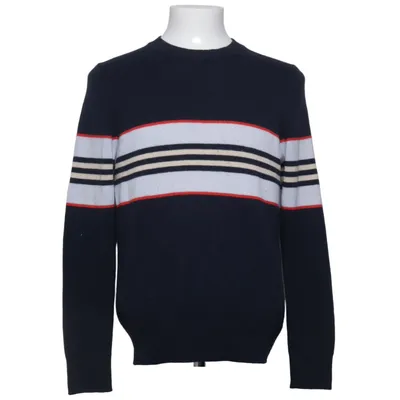 Trui (Blauw, Meerkleurig) van Burberry Kasjmier, Elastaan, Polyamide