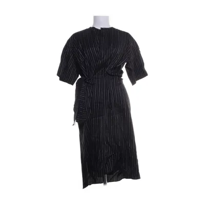 Omlottklänning (Vit, Svart) från Isabel Marant Silke, Kupro, Bomull