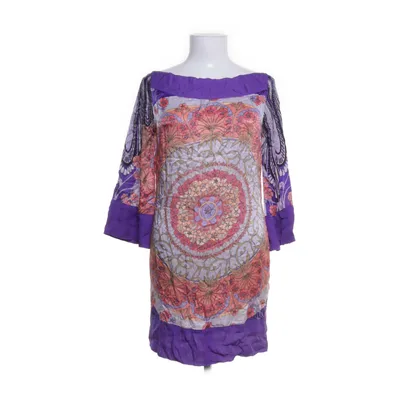 Klänning (Lila, Flerfärgad) från Versace Collection Silke
