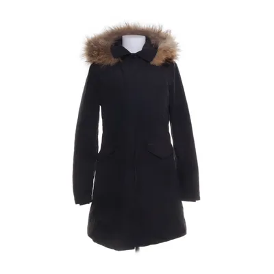 Doudoune longue (Noir) de Woolrich Coton, Duvet, Plume, Polyamide, Polyester