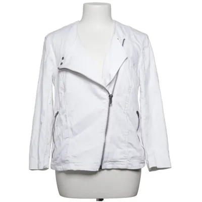 Bikerjakke (Hvid) fra Helmut Lang Bomuld, Elastan, Tencel