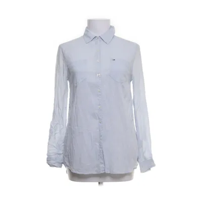 Shirt (Blauw) van Hilfiger Denim Katoen, Viscose