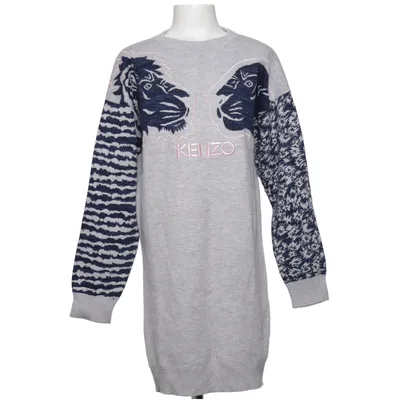 Sweatshirt (Gris, Bleu) de Kenzo Kids Coton, Fibre métallique, Polyamide, Polyester, Viscose, Laine