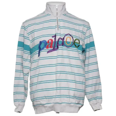 Sweater (Space Cadet 1/4 Zip) fra Palace Bomuld