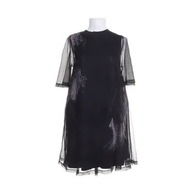 Kjole (Sort) fra McQ by Alexander McQueen Bomuld, Polyamid, Strudsefjer