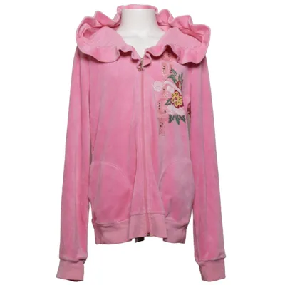 Huvtröja (Jyru 2265 Rozmiar S ruffles rhinestones patches y2k 00s gyal gyaru ) från Juicy Couture Bomull, Polyester