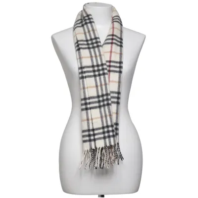 Halsduk (Beige, Svart, Röd) från Burberry Kashmir
