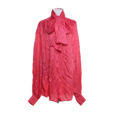 Knytblus (Rosa) från Balmain Bomull, Silke, Viskos