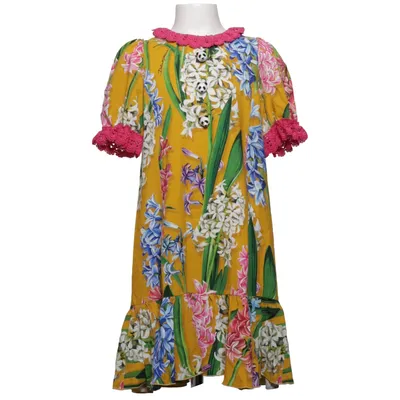 Kleid (Gelb, Mehrfarbig) von Dolce & Gabbana Baumwolle, Polyester