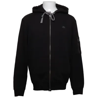Capuchon sweater (Zwart) van Alpha Industries Katoen, Polyester