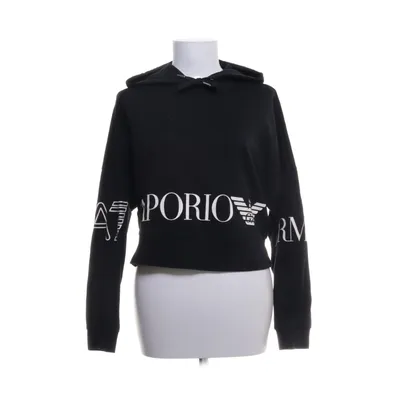 Huvtröja (Svart) från Emporio Armani Bomull, Elastan