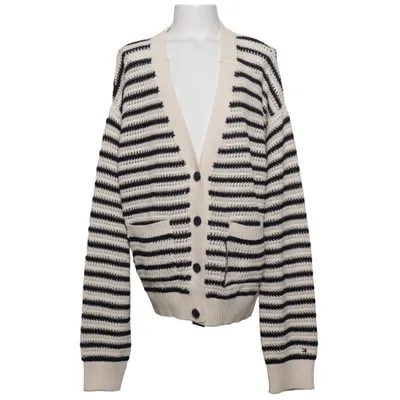Cardigan (Beige, Sort) fra Tommy Hilfiger Bomuld