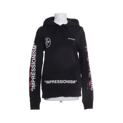 Huvtröja (Svart) från Off-White Bomull, Elastan