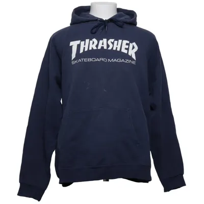 Huvtröja (Blå) från Thrasher Bomull, Polyester