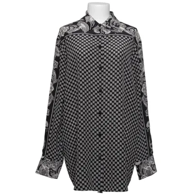 Shirt (Zwart, Wit) van Balmain Zijde
