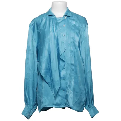 Shirt (Blauw) van Escada by Margaretha Ley Zijde