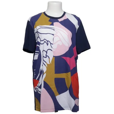 T-shirt (Bleu, Multicolore) de Versace Collection Coton