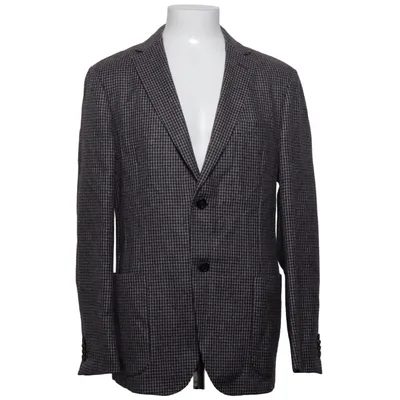 Blazer (Grå, Sort) fra Z Zegna Cupro, Uld