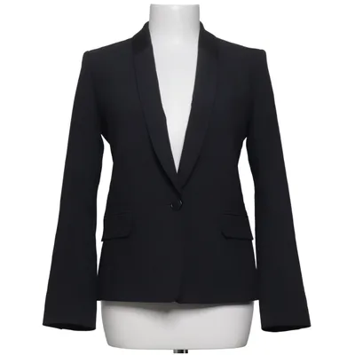 Blazer (Schwarz) von Helmut Lang Acetat, Cupro, Elasthan, Viskose, Wolle