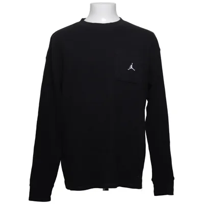 Sweater (Black) from Nike Air Jordan Cotton, Polyester