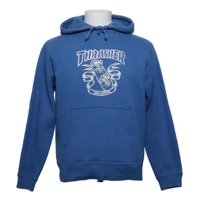 Sweat à capuche (Bleu) de Thrasher Coton, Polyester
