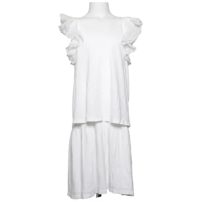 Klänning (Vit) från Chloé Bomull, Modal, Polyester