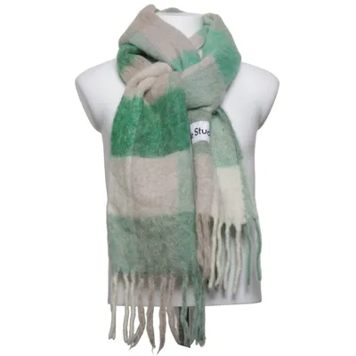 Scarf (Green, Beige) from Acne Studios