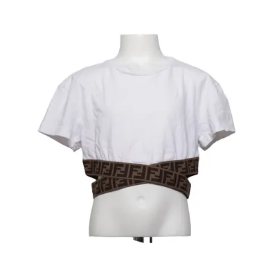 Topp (Vit, Brun) från Fendi Kids Bomull